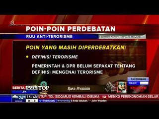 Inilah Poin RUU Terorisme yang Sudah Disepakati