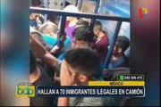 México: hallan a 70 inmigrantes escondidos en un camión de gaseosas