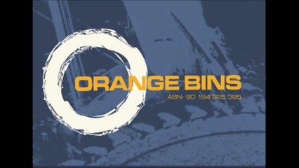 Orange Skip Bins
