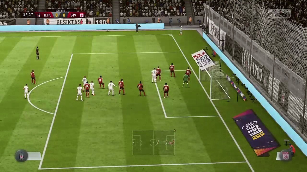 Turkish super League - Sivasspor @ Besiktas - fifa 18 simulation
