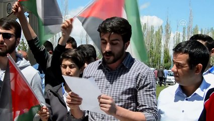 İsrail'in Gazze'deki katliamına tepkiler - AĞRI