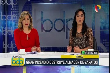 Rímac: Rescatan a joven atado durante incendio registrado esta madrugada