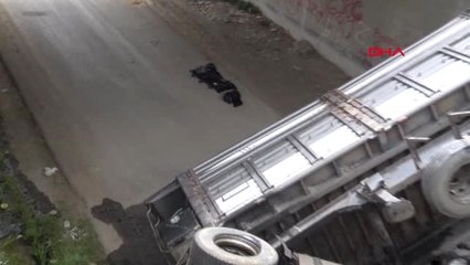Ankara'da Köprü Boşluğuna Düşün Tır'ın Sürücüsü Hayatını Kaybetti