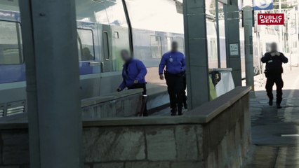 Contrôles policiers à la frontière franco-italienne