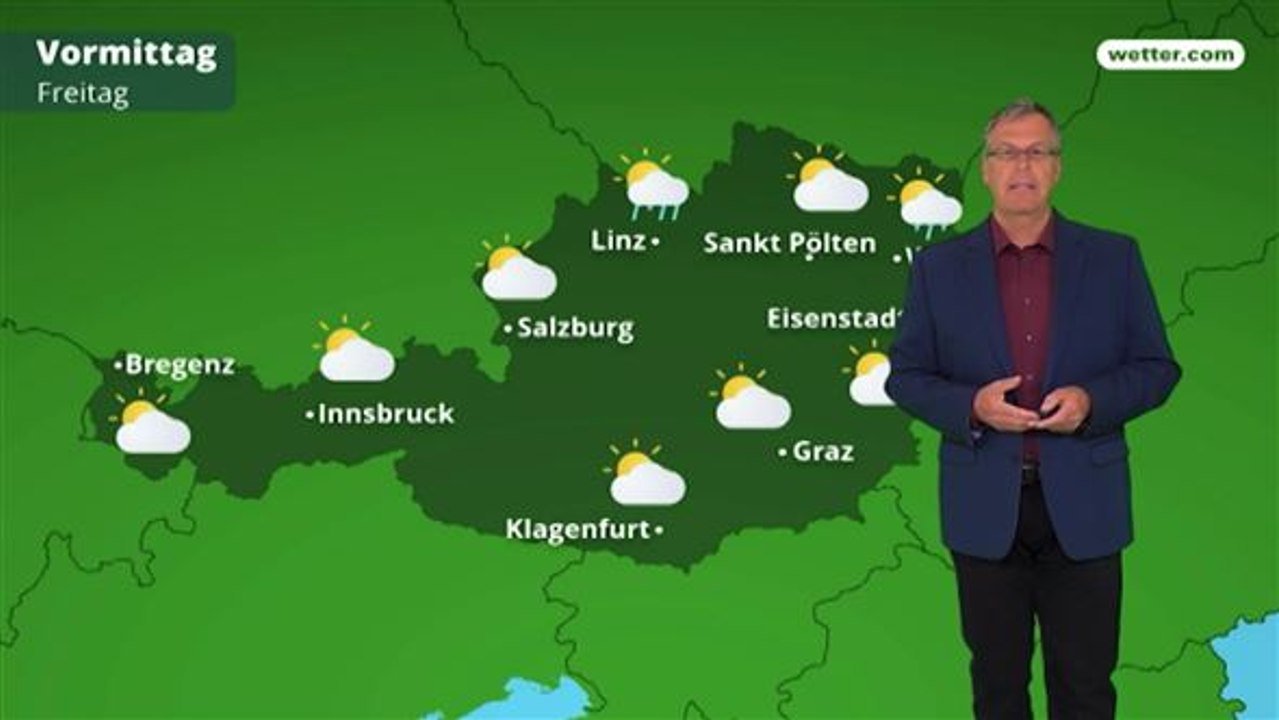 Das Wetter in Österreich am 18. Mai 2018