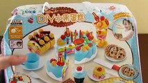 Toy Cake Birthday Velcro Cake Plastic Kitchen Playset for Kids Toy Strawberry Cream