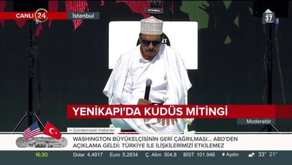 'Zulme Lanet, Kudüs'e Destek'