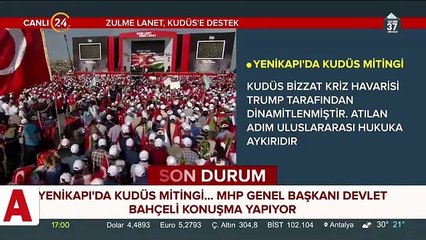 Bahçeli 'İsrail bebek katilidir. İsrail�i lanetliyorum'