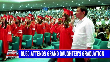 #PresidentDuterte attends grand daughter’s graduation