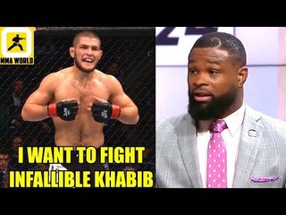 I want to fíght Khabib and end his winning streak I want his name on my resume,Woodley on Floyd