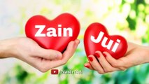 Z love J name WhatsApp status video| Hindi cover song status| zain and jui love status