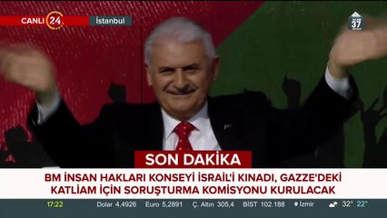 Başbakan Binali Yıldırım, Yenikapı'da