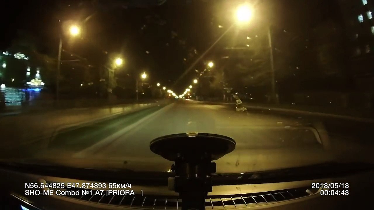 La voiture n'a pas entendu les sirènes
