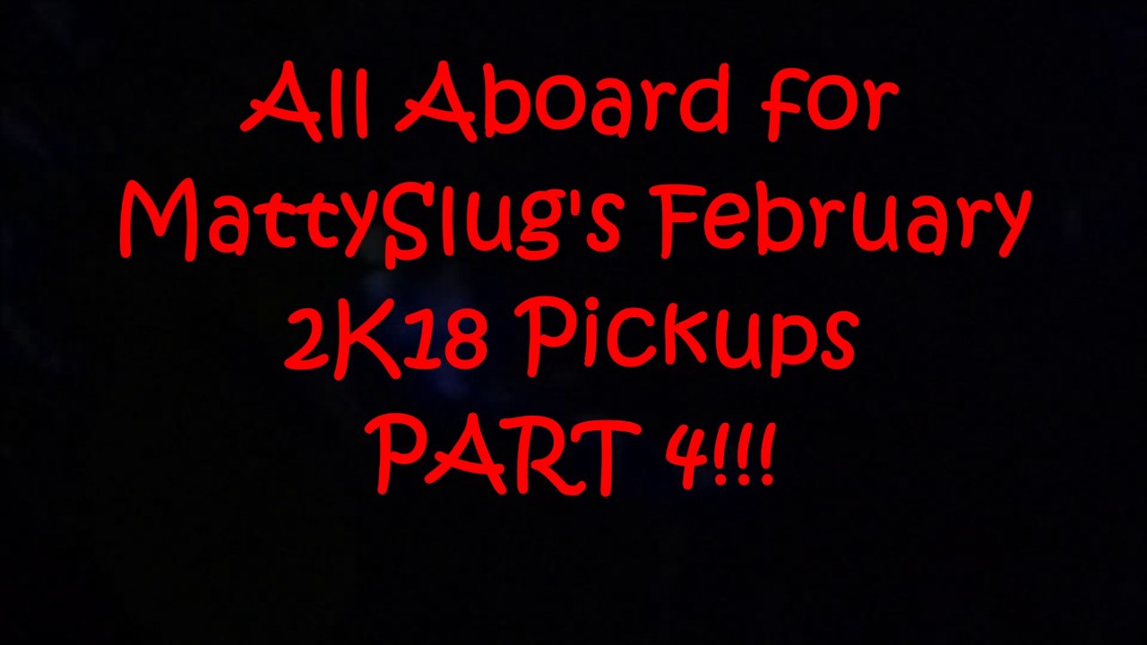 MattySlug's February 2018 Pickups PART 4!!!