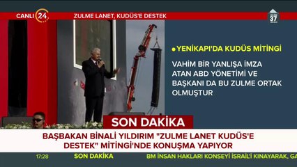 Başbakan Binali Yıldırım, Yenikapı'da