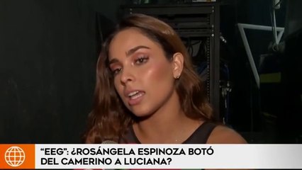 Rosángela Espinoza botó a Luciana del Camerino
