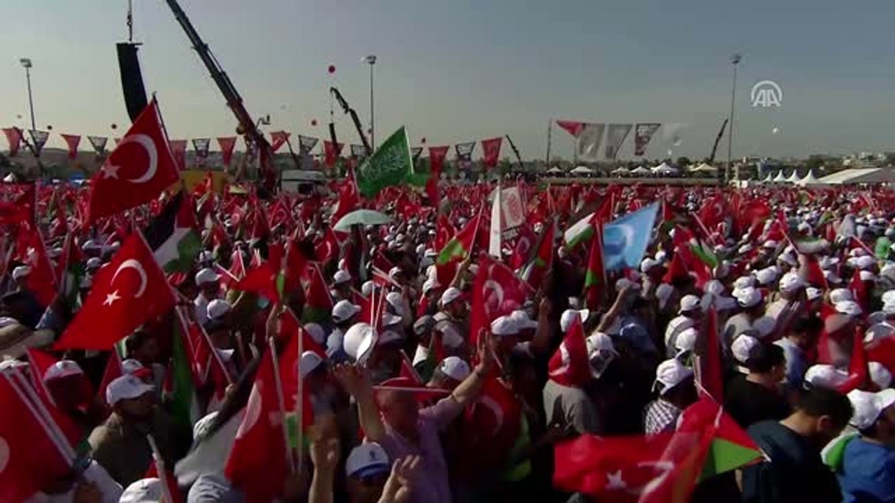 Zulme Lanet Kudüs'e Destek" Mitingi - MHP Genel Başkanı Bahçeli (4)