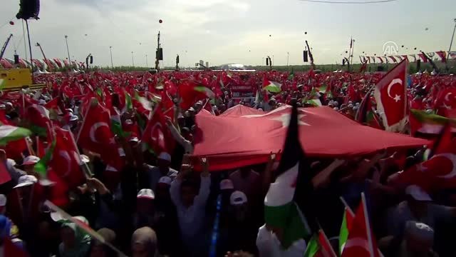 Zulme Lanet Kudüs'e Destek Mitingi - MHP Genel Başkanı Bahçeli (3)