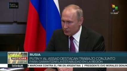 Rusia y Siria se reúnen para garantizar estabilidad en la región