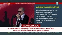 Cumhurbaşkanı Erdoğan, Yenikapı mitinginde konuşma yapıyor