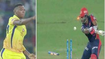 IPL 2018: Shreyas Iyer out for 19 by Lungi Ngidi | वनइंडिया हिंदी