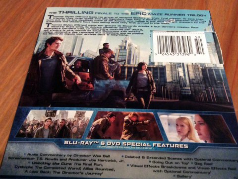 Critique du film Maze Runner: The Death Cure (L'épreuve: Le remède mortel) en format Blu-ray