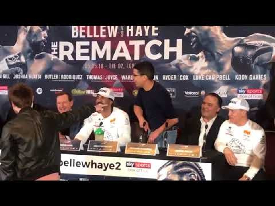 Jay from The Inbetweeners crashes Tony Bellew vs David Haye press conference to greet 'Will'
