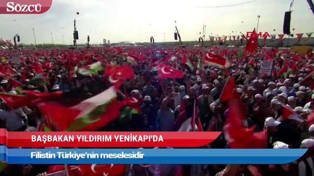 Başbakan Yıldırım Filistin Türkiye’nin meselesidir