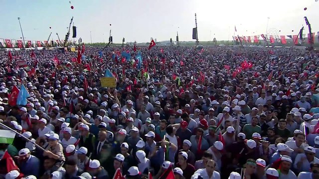 'Zulme Lanet Kudüs'e Destek' mitingi - Dua (1) - İSTANBUL