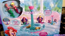 Ariels Floating Fountain Color Changers with Disney Frozen Anna Elsa - Play Doh Peppa Mermaid