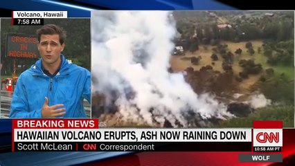 Summit of Hawaii's Kilauea volcano erupts