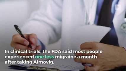 FDA Approves Drug to Prevent Migraines