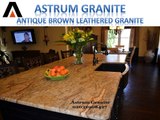 Antique Brown Leathered Granite in London UK - Astrum Granite