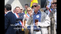 Manifestation devant l'agence régionale de santé de Dijon
