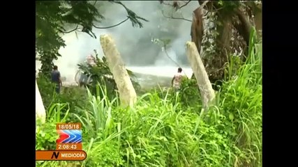 Se estrella un avión de pasajeros cuando despegaba en el aeropuerto de La Habana
