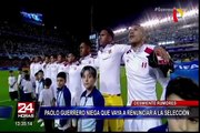 Paolo Guerrero desmiente que renunciará a la Selección Peruana