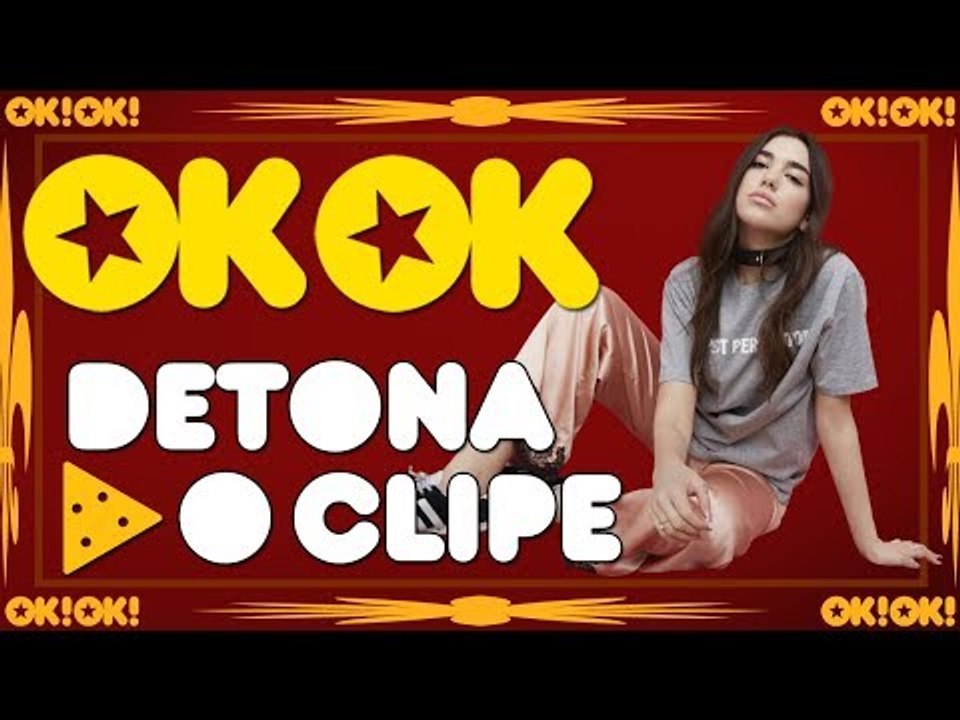 Dua Lipa e Calvin na distopia do chroma key - OK!OK! Detona o Clipe