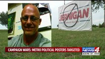 YouTube Vandal Allegedly Destroying Campaign Signs in Oklahoma City