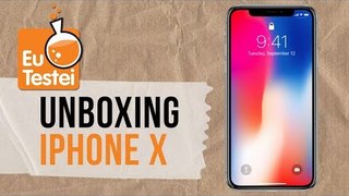 iPhone X: vem alguma coisa especial na caixa? - Unboxing e hands-on EuTestei