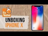 iPhone X: vem alguma coisa especial na caixa? - Unboxing e hands-on EuTestei