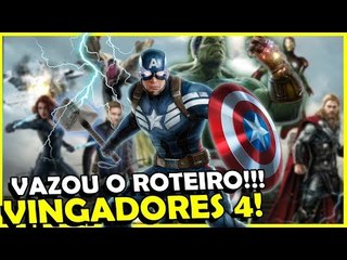 BOMBA! VAZOU ROTEIRO DE VINGADORES 4