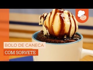 Download Video: Bolo de caneca com sorvete — Receitas TudoGostoso