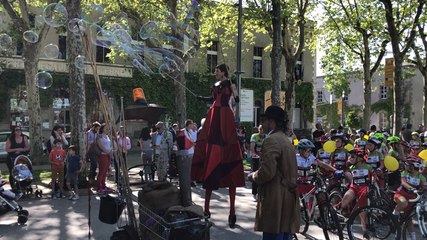 La ville reçoit le trophée du départ du Tour de France