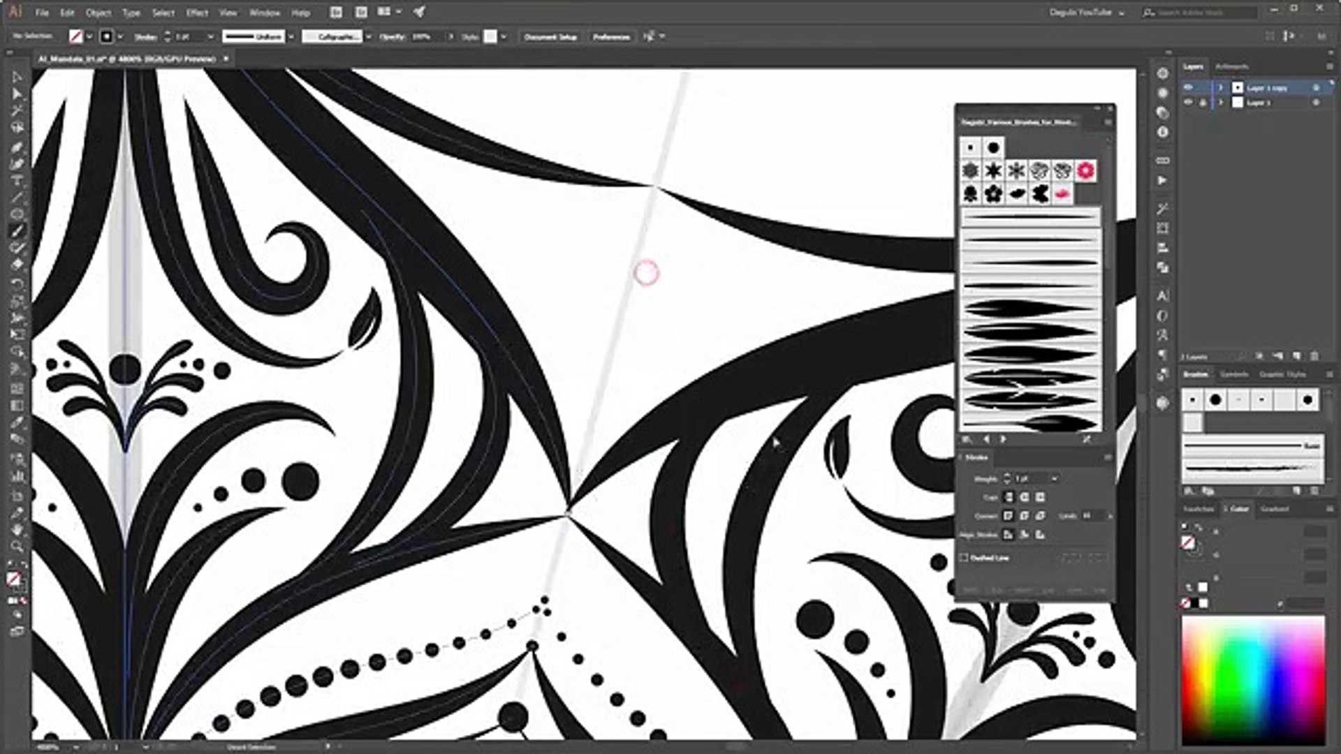 How to design Lace Patterns in Adobe Illustrator