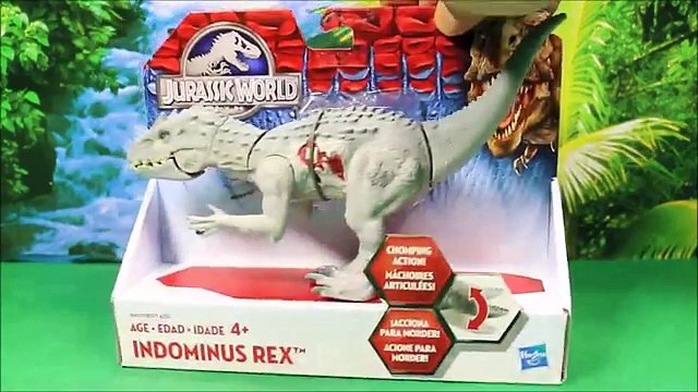 New Indominus Rex Bashers & Biters Jurassic World Vs Velociraptors (unboxing, review) By WD Toys