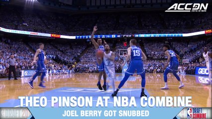 Theo Pinson at NBA Combine: Joel Berry Got Snubbed