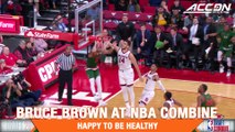 Bruce Brown at NBA Combine: Happy To Be Healthy