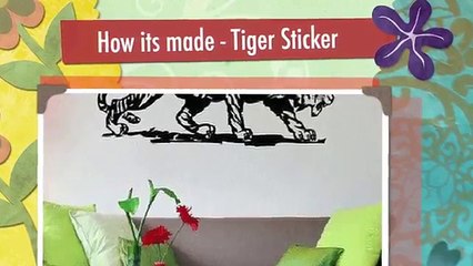 How its made Tiger Sticker