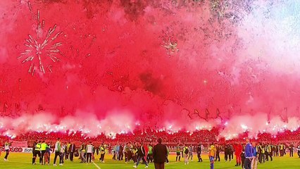 شاهد كركاج عالمي لأنصار شباب قسنطينة ودهشة معلق الكأس