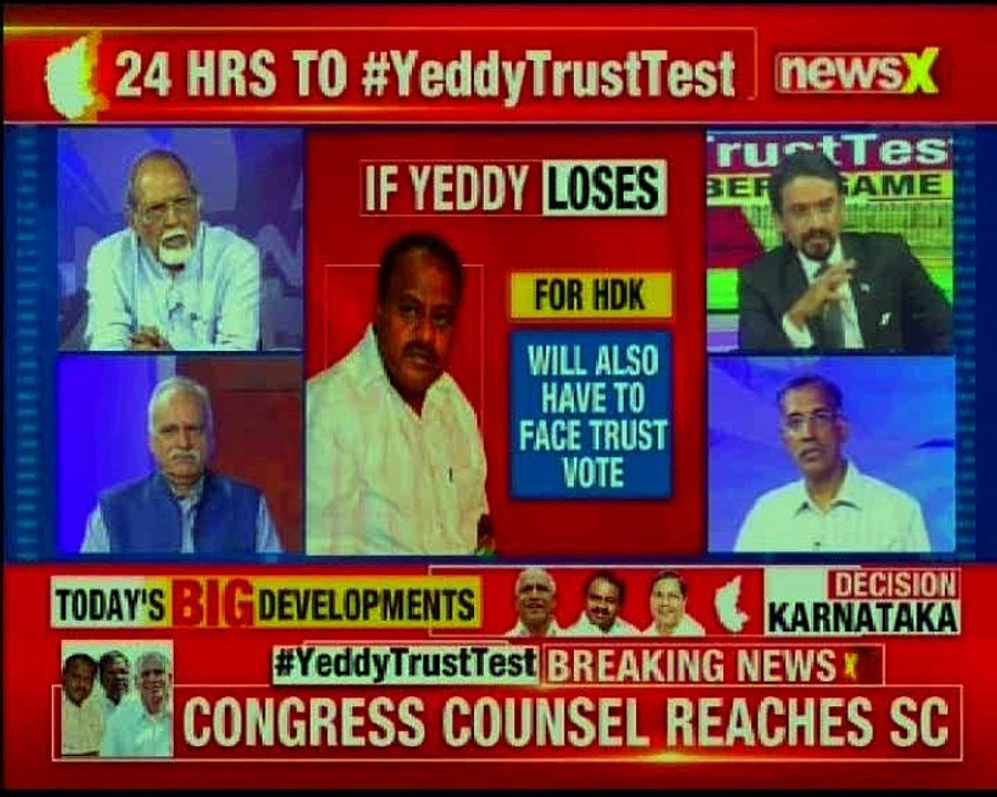 Karnataka Floor test at 4PM tomorrow; Bopaiah a...